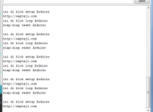 cara reset arduino dengan kode program