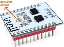 esp8266-esp-201 konektor antena