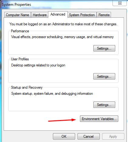 cara menginstal android studio di windows 7 32 bit - environment variable